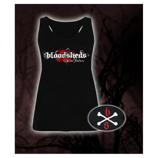 CAMISETA TIRANTES CHICA LOGO ORIGINAL NEGRO