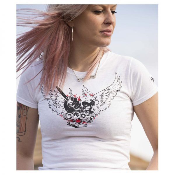 CAMISETA ALAS BLANCA CHICA