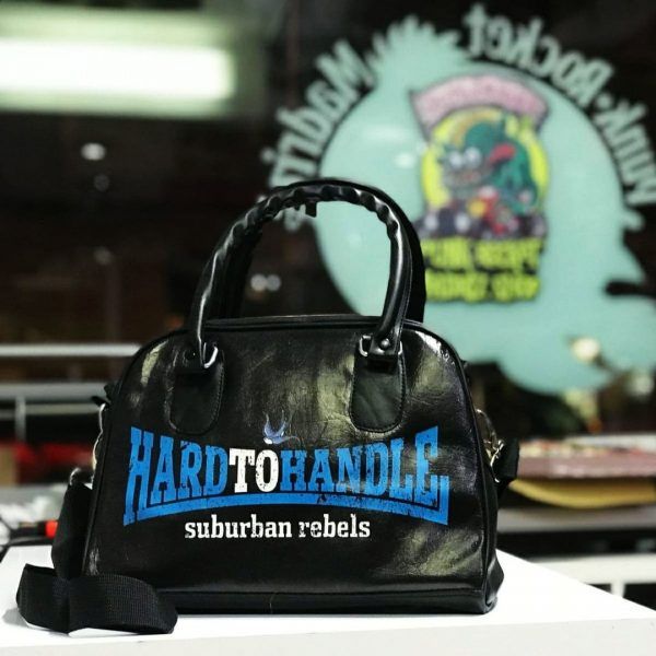 BOLSO HARD TO HANDLE SUBURBAN REBELS NEGRO PIEL