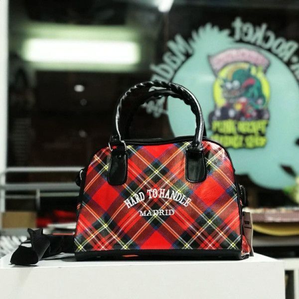 BOLSO HARD TO HANDLE ESCOCES ROJO SINTETICO