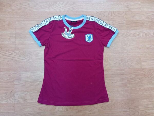 HTH CAMISETA GRIFO GRANATE DETALLE AZUL - CHICA