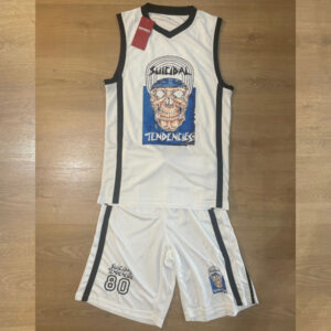 CONJUNTO SUICIDAL TENDENCIES BLANCO BASKET