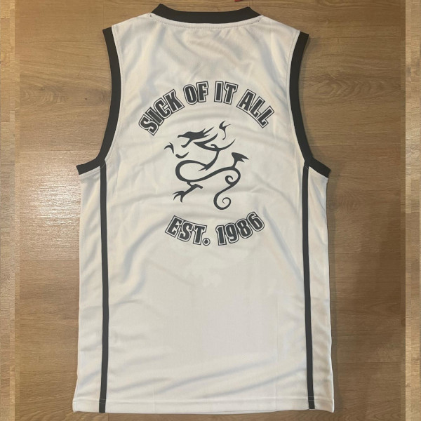 CAMISETA SICK OF IT ALL BASKET BLANCA