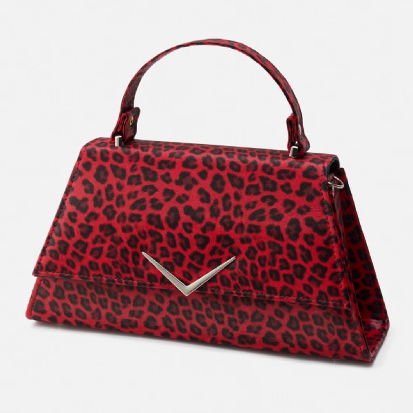 BOLSO LEOPARDO ROJO LIQUOR BRAND
