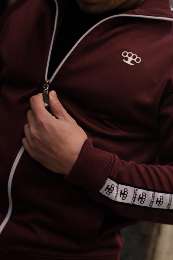 Chaqueta tira cremallera BLOODSHEDS Granate