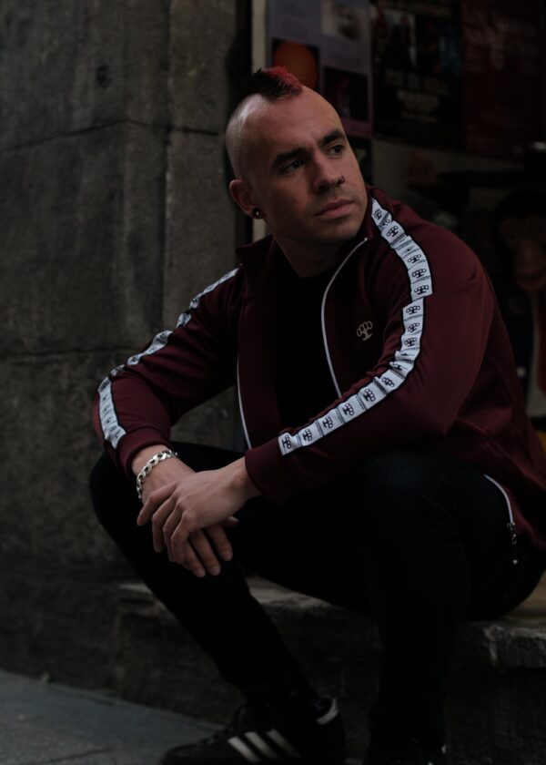 Chaqueta tira cremallera BLOODSHEDS Granate