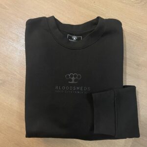 SUDADERA BLOODSHEDS CENTRADO 3D Negro
