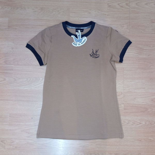 camiseta-camel-ribete-negro-hth-chica-mues CAMISETA CAMEL RIBETE NEGRO HTH CHICA