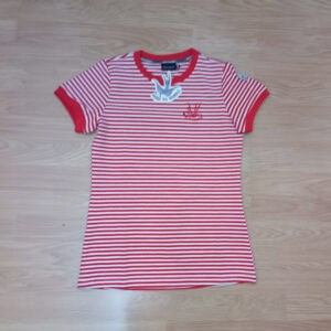CAMISETA CHICA RAYAS ROJAS HTH