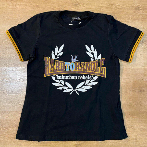 CAMISETA CHICA SUBURBAN REBELS ORO LAUREL HTH